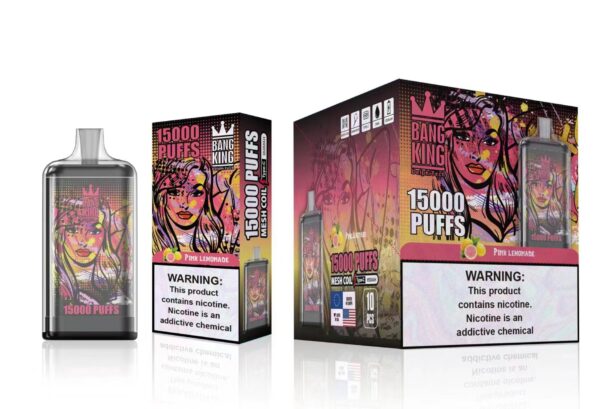 Bang King 15000 Puffs 0% 2% 3% 5% Nikotin újratölthető eldobható Vape nagykereskedés - HelpVape - 10
