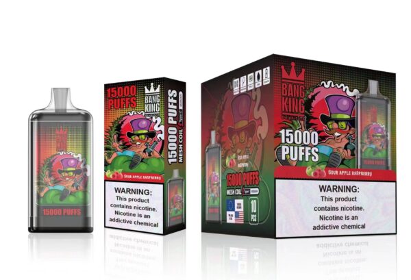 Bang King 15000 Puffs 0% 2% 3% 5% Nikotin újratölthető eldobható Vape nagykereskedés - HelpVape - 16