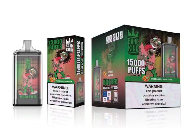 Bang King 15000 Puffs 0% 2% 3% 5% Nikotin újratölthető eldobható Vape nagykereskedés - HelpVape - 18