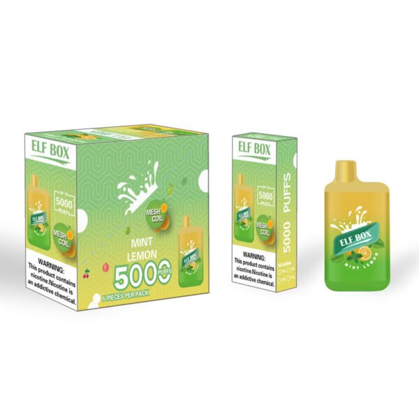 ELF BOX 5000 šluků 0% 2% 3% 5% Nikotinová jednorázová vape Autentická E cigaretová pera Velkoobchod - HelpVape - 20