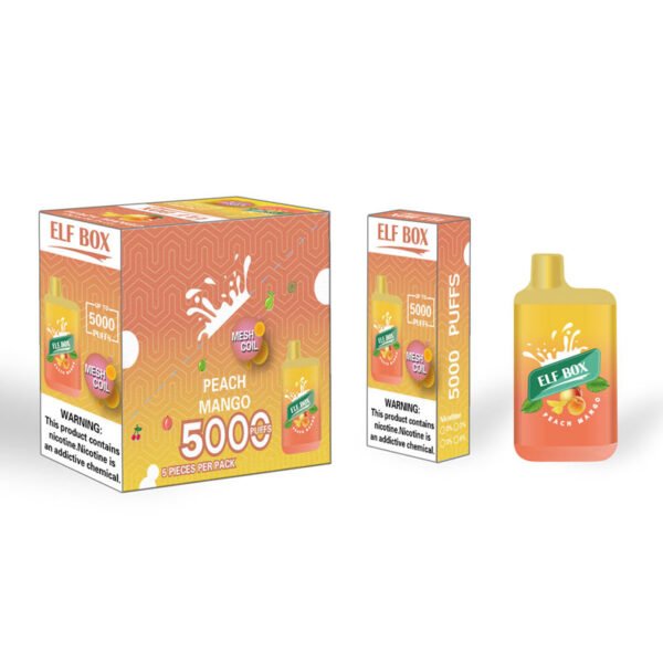 ELF BOX 5000 šluků 0% 2% 3% 5% Nikotinová jednorázová vape Autentická E cigaretová pera Velkoobchod - HelpVape - 21