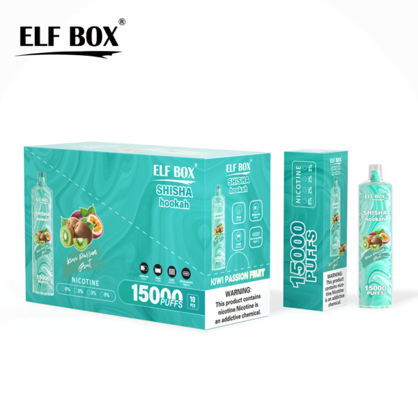 ELF BOX LS15000 Puff Shisha Vízipipa 0% 2% 5% Nikotinos Újratölthető Eldobható Vape Nagyker - HelpVape - 14