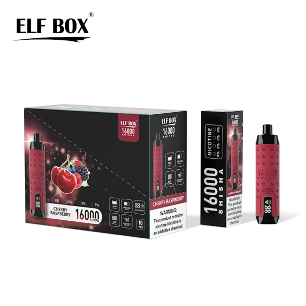 ELF BOX SHISHA 16000 Puffs 0%/2%/3%/5% Nikotynowy akumulator jednorazowy Vape Hurt - HelpVape - 3