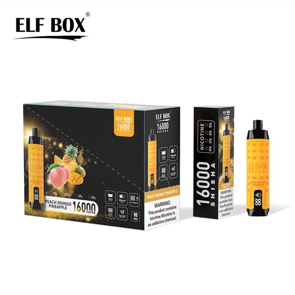 ELF BOX SHISHA 16000 Puffs 0%/2%/3%/5% Nikotynowy akumulator jednorazowy Vape Hurt - HelpVape - 13