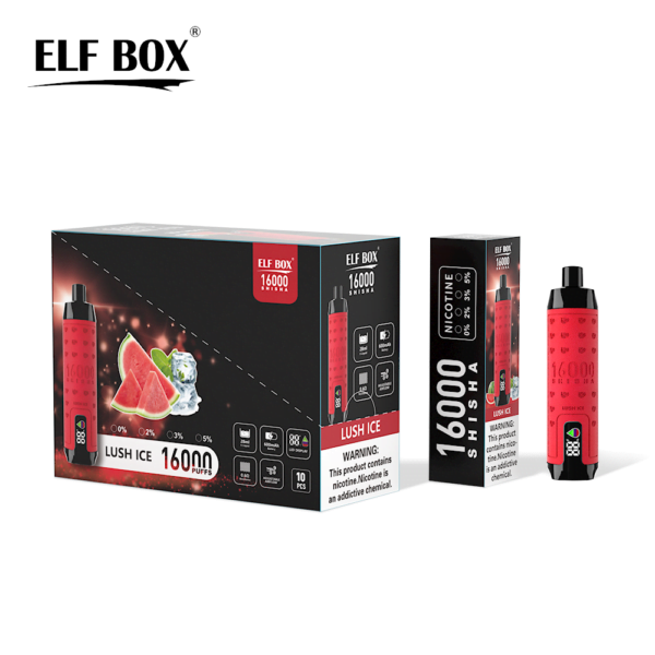 ELF BOX SHISHA 16000 Puffs 0%/2%/3%/5% Nikotynowy akumulator jednorazowy Vape Hurt - HelpVape - 14