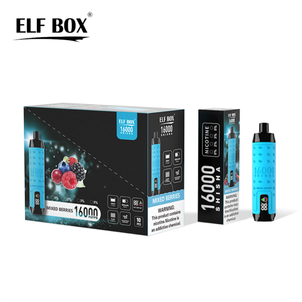 ELF BOX SHISHA 16000 Puffs 0%/2%/3%/5% Nikotynowy akumulator jednorazowy Vape Hurt - HelpVape - 7