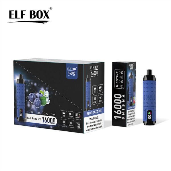 ELF BOX SHISHA 16000 Puffs 0%/2%/3%/5% Nikotynowy akumulator jednorazowy Vape Hurt - HelpVape - 8