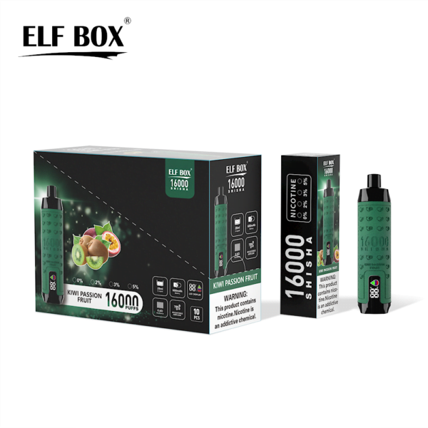 ELF BOX SHISHA 16000 Puffs 0%/2%/3%/5% Nikotynowy akumulator jednorazowy Vape Hurt - HelpVape - 10