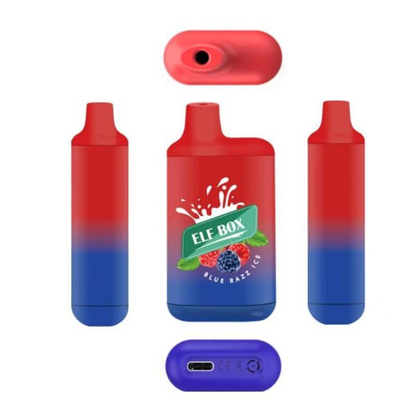 ELF BOX 5000 šluků 0% 2% 3% 5% Nikotinová jednorázová vape Autentická E cigaretová pera Velkoobchod - HelpVape - 2