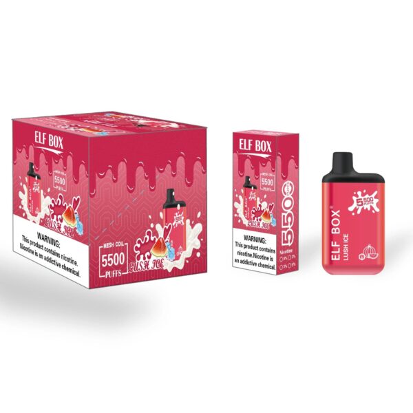 ELF BOX 5500 Одноразовый вейп 5500 Puffs Аутентичная ручка для электронных сигарет оптом - HelpVape - 9