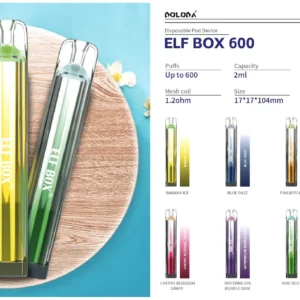 ELF BOX 600 Puffs 2% Никотиновая одноразовая вейп-ручка оптом - HelpVape - 15