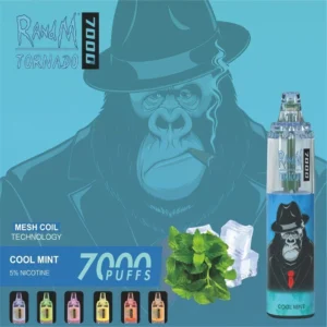RandM Tornado 7000 Puffs 0% 2% 3% 5% Nikotinová jednorázová vape velkoobchod - HelpVape - 9