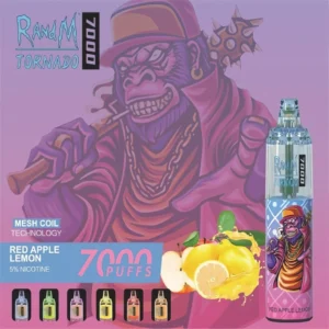RandM Tornado 7000 Puffs 0% 2% 3% 5% Nikotinový jednorázový vape velkoobchod – HelpVape – 10