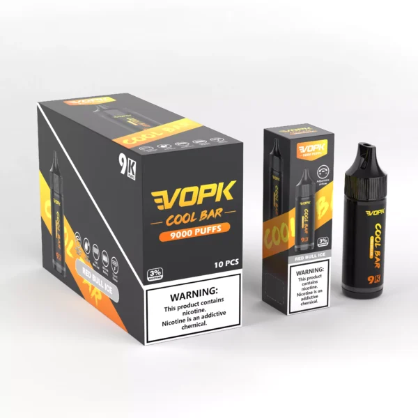 VOPK COOL BAR-9000 PUFFS 0% 2% 3% 5% Nicotine Disposable Vape Partihandel - HelpVape - 8