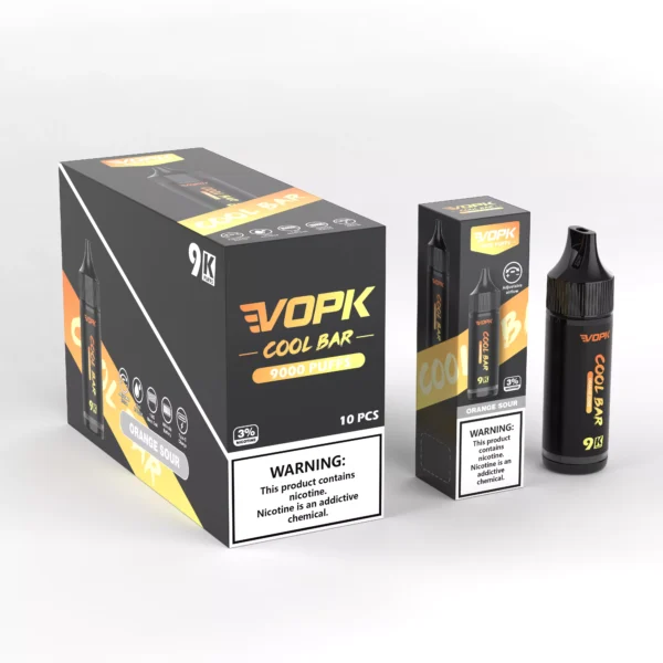 VOPK COOL BAR-9000 PUFFS 0% 2% 3% 5% Nicotine Disponibel Vape grossist - HelpVape - 6