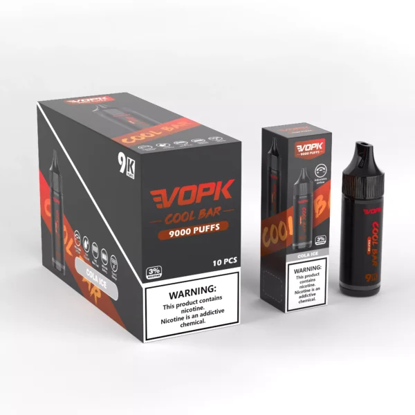 VOPK COOL BAR-9000 PUFFS 0% 2% 3% 5% Nicotine Disposable Vape Partihandel - HelpVape - 5
