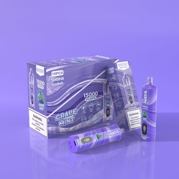 VOPK vízipipa vízipipa 15000 PUFFS 0% 2% 3% 5% Nikotin eldobható Vape nagykereskedés - HelpVape - 7