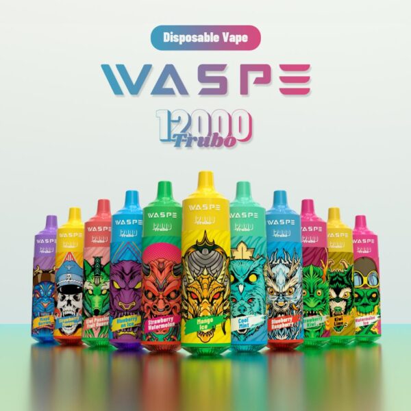 WASPE 12000 PUFFS 0% 2% 3% 5% Nicotine Disposable Vape Wholesale - HelpVape - 1