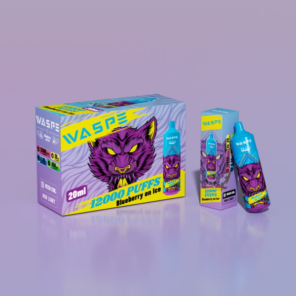 WASPE 12000 PUFFS 0% 2% 3% 5% Nicotine Disposable Vape Wholesale - HelpVape - 12