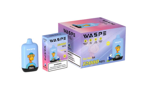 WASPE 12000 PUFFS Caixa Digital 0% 2% 3% 5% Nicotina Vape Descartável Atacado - HelpVape - 7