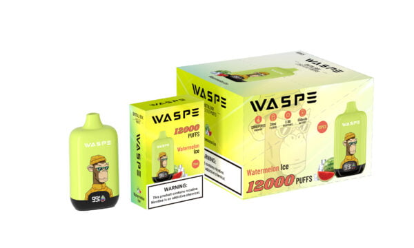 WASPE 12000 PUFFS Caixa Digital 0% 2% 3% 5% Nicotina Vape Descartável Atacado - HelpVape - 10