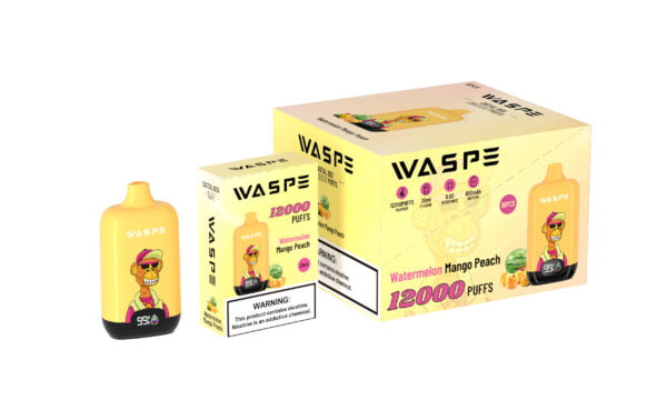 WASPE 12000 PUFFS Caixa Digital 0% 2% 3% 5% Nicotina Vape Descartável Atacado - HelpVape - 11