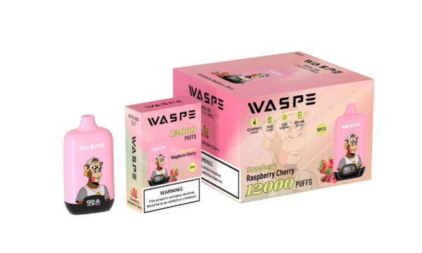 WASPE 12000 PUFFS Caixa Digital 0% 2% 3% 5% Nicotina Vape Descartável Atacado - HelpVape - 2