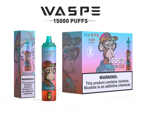 WASPE 15000 PUFFS 0% 2% 3% 5% Nikotin eldobható Vape nagykereskedés - HelpVape - 7