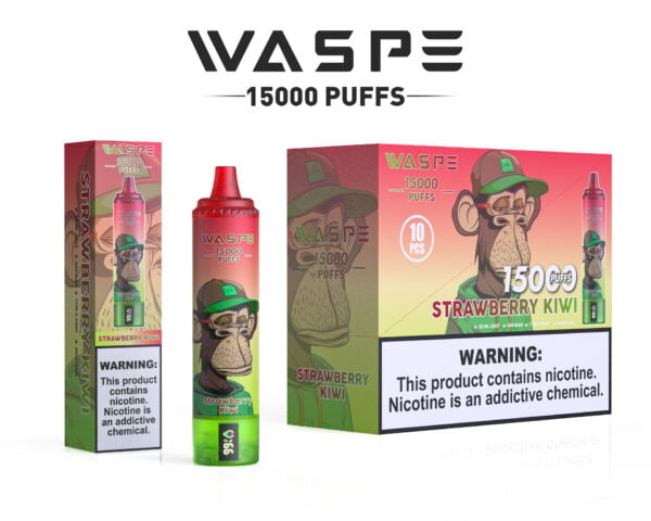 WASPE 15000 PUFFS 0% 2% 3% 5% Nikotin eldobható Vape nagykereskedés - HelpVape - 11