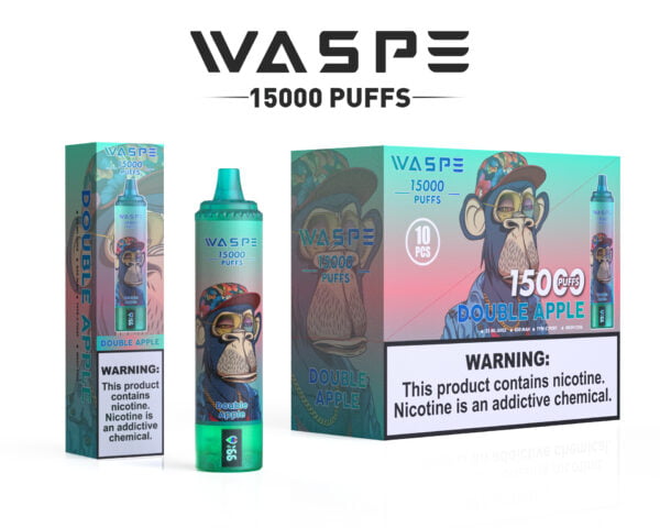 WASPE 15000 PUFFS 0% 2% 3% 5% Nikotin eldobható Vape nagykereskedés - HelpVape - 4