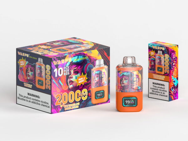 WASPE 20000 PUFFS Dual Mesh Box 0% 2% 3% 5% Nicotine Wegwerp Vape Groothandel - HelpVape - 14