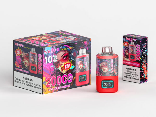WASPE 20000 PUFFS Dual Mesh Box 0% 2% 3% 5% Nicotine Wegwerp Vape Groothandel - HelpVape - 5