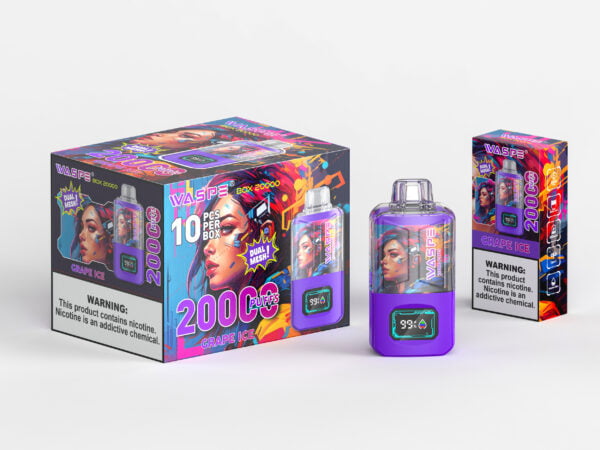 WASPE 20000 PUFFS Dual Mesh Box 0% 2% 3% 5% Nicotine Wegwerp Vape Groothandel - HelpVape - 9