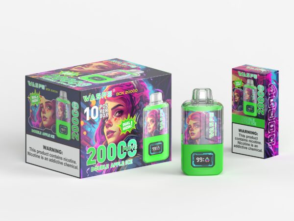 WASPE 20000 PUFFS Dual Mesh Box 0% 2% 3% 5% Nicotine Wegwerp Vape Groothandel - HelpVape - 10