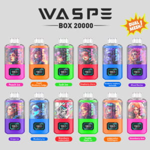 WASPE 20000 PUFFS Dual Mesh Box 0% 2% 3% 5% Nicotine Wegwerp Vape Groothandel - HelpVape - 16