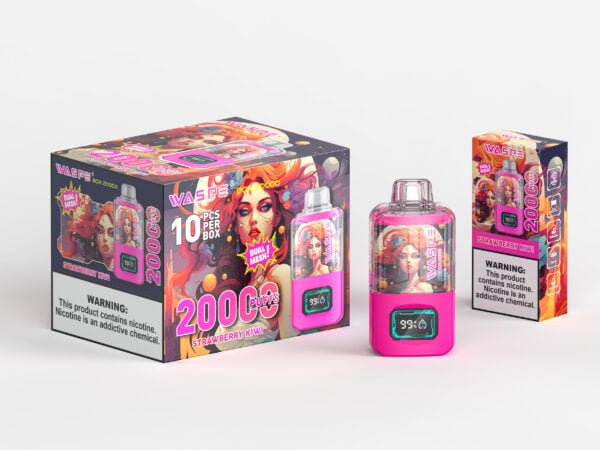 WASPE 20000 PUFFS Dual Mesh Box 0% 2% 3% 5% Nicotine Wegwerp Vape Groothandel - HelpVape - 15