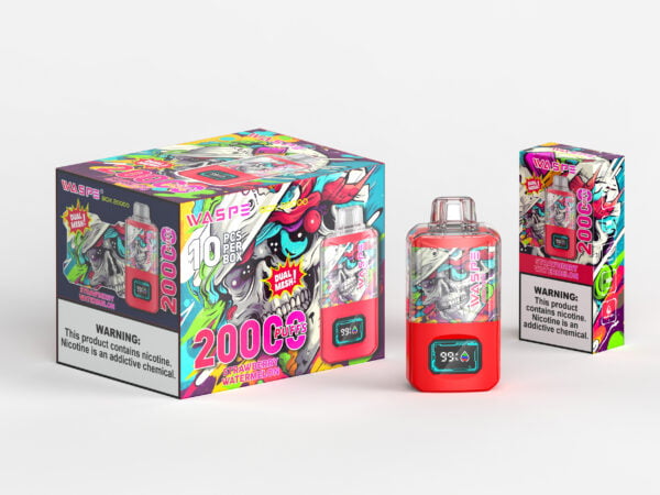 WASPE 20000 PUFFS Dual Mesh Box 0% 2% 3% 5% Nicotine Wegwerp Vape Groothandel - HelpVape - 4