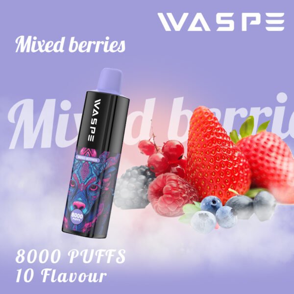 WASPE 8000 PUFFS 0% 2% 3% 5% Nicotina Vape desechable al por mayor - HelpVape - 8