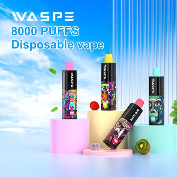 WASPE 8000 PUFFS 0% 2% 3% 5% Nicotina Vape desechable al por mayor - HelpVape - 1