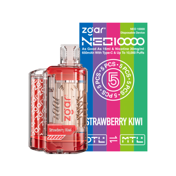 ZGAR NEO 10000 Puffs 3% Никотиновый перезаряжаемый одноразовый вейп оптом - HelpVape - 3