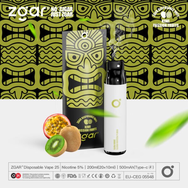 ZGAR ZG25 3000 Puffs 5% Nicotine Rechargeable Disposable Pod Wholesale - HelpVape - 11