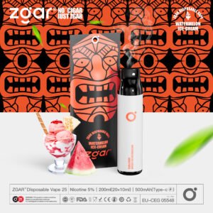 ZGAR ZG25 3000 Puffs 5% Nicotine Rechargeable Disposable Pod Wholesale - HelpVape - 22