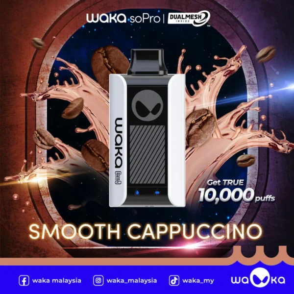 WAKA soPro PA10000 18 mg / ml nicotine wegwerpvape - 10000 trekjes groothandel - HelpVape - 6