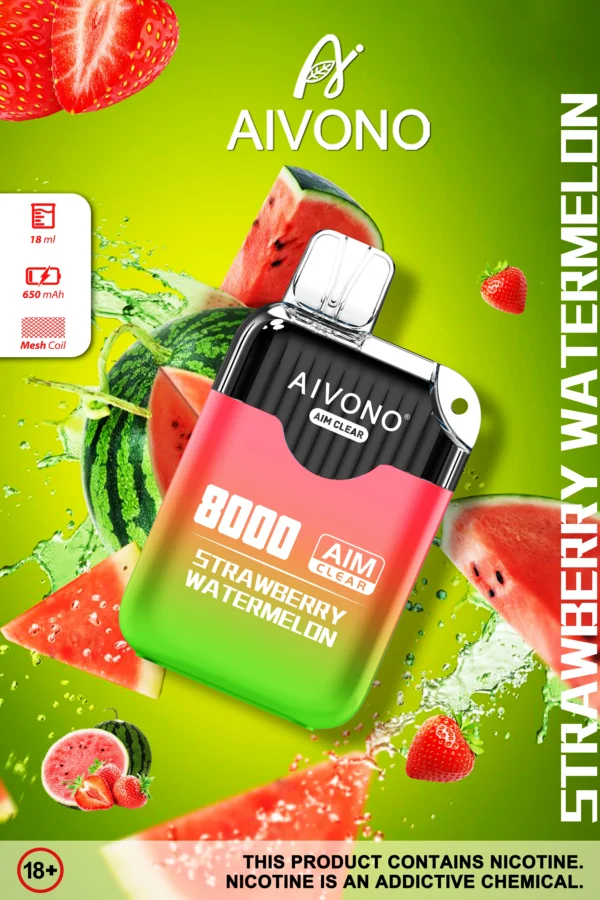 AIVONO AIM CLEAR 8000 Puffs 0% 2% 5% Перезаряжаемые одноразовые ручки для электронных сигарет с низким содержанием никотина, оптовая покупка оптом - HelpVape - 3