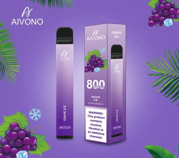 AIVONO AIM PLUS 800 Puffs 0% 2% 5% Vapes desechables recargables con bajo contenido de nicotina Compra a granel al por mayor - HelpVape - 6
