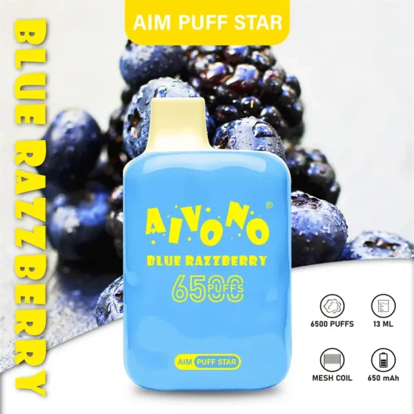 AIVONO AIM PUFFSTAR 6500 Puffs 0% 2% 5% Low Nicotine Rechargeable Disposable Vapes Pen Bulk Buy Wholesale - HelpVape - 5