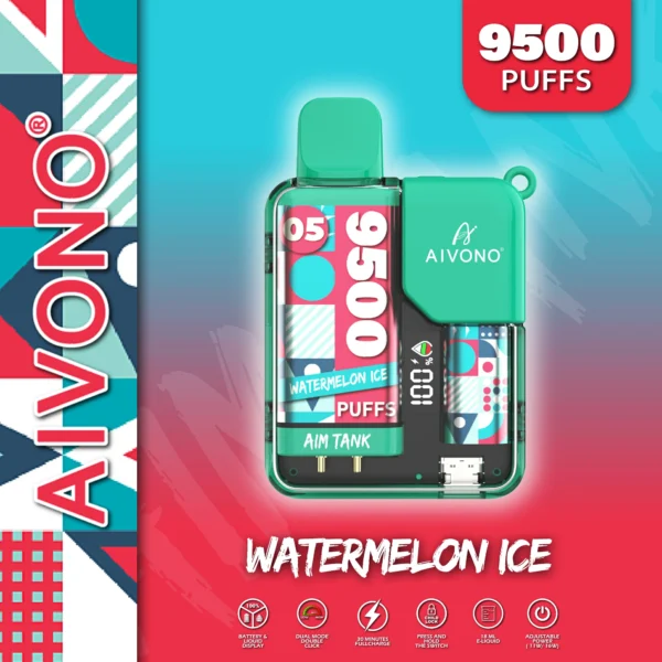 AIVONO AIM TANK 9500 Puffs 0% 2% 3% 5% Vapes desechables recargables con bajo contenido de nicotina Compra a granel - HelpVape - 6