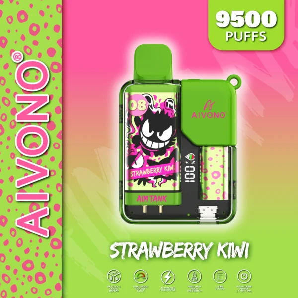 AIVONO AIM TANK 9500 Puffs 0% 2% 3% 5% Vapes desechables recargables con bajo contenido de nicotina Compra a granel - HelpVape - 16