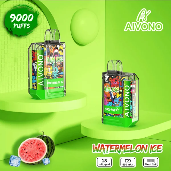 AIVONO AIM XXL 9000 Puffs 0% 2% 3% 5% Перезаряжаемые одноразовые ручки для электронных сигарет с низким содержанием никотина Купить оптом - HelpVape - 2