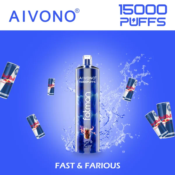 AIVONO FATMAN 15000 Rookwolken 0% 2% 3% 5% Oplaadbare wegwerpvapes-pen met laag nicotinegehalte in bulk Koop groothandel - HelpVape - 10